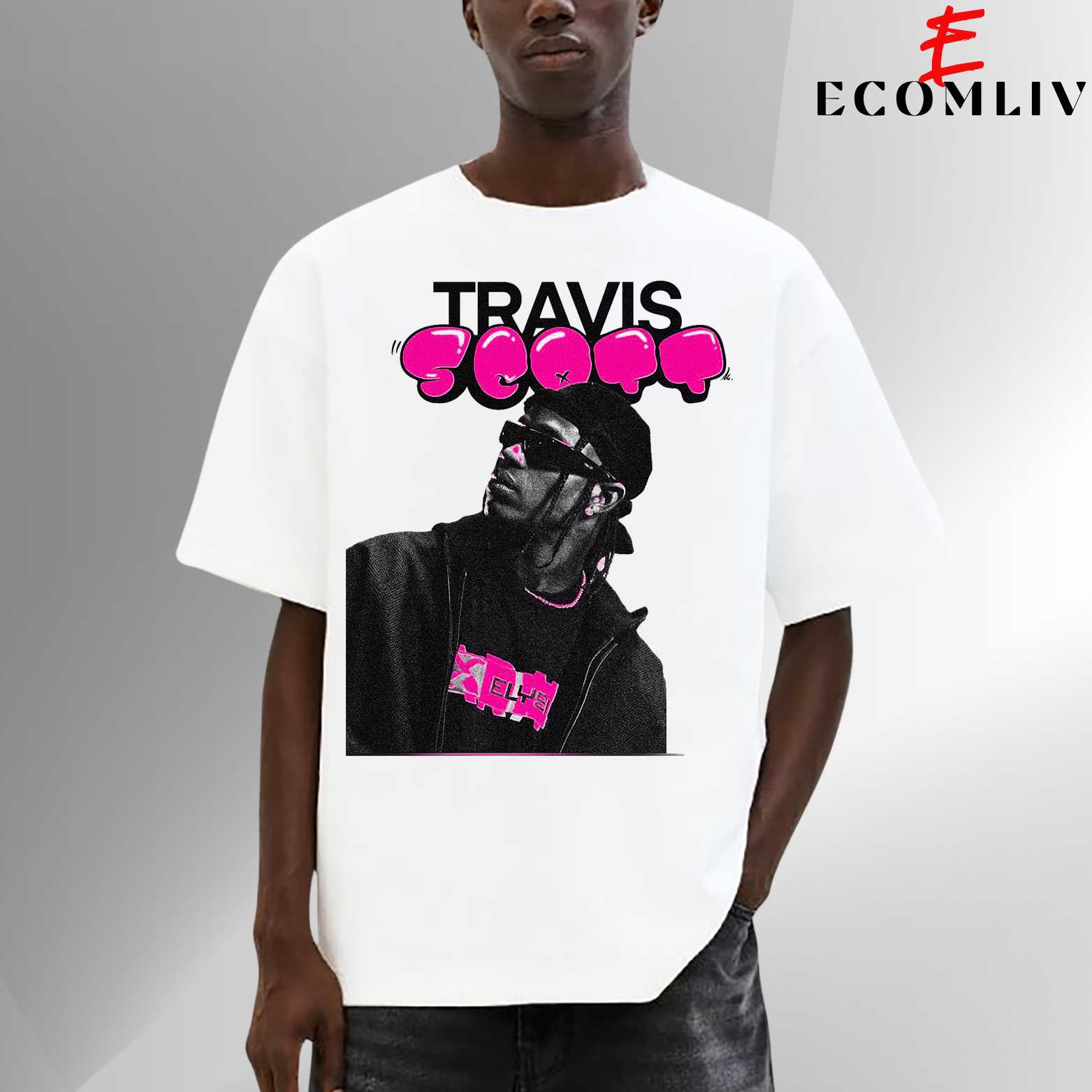 Travis Scott Vintage T Shirt, Unisex Tee, Fan Gift Collector